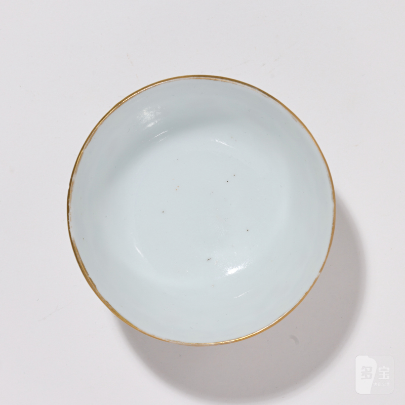 清光绪 粉彩瑞果纹杯 - 图4